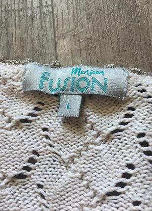 Неймовірно красива плетена накидка з коттону. monsoon4 фото