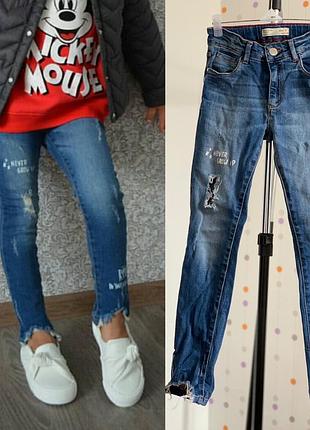 Дитячі джинси скінні zara/детские джинсы зара