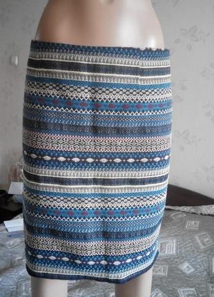 Гобеленовая  юбка в орнамент1 фото