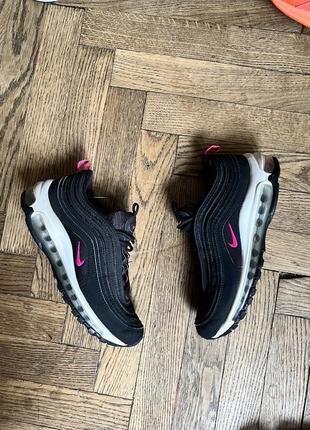 Кроссовки кожа nike air max 97 оригинал размер 38 24,5 см рефлективные