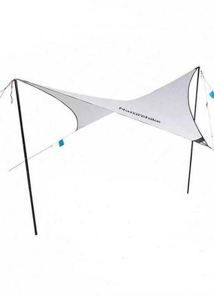 Тент туристический naturehike rhombus canopy 4.0 х2.6 м nh19tm003 grey