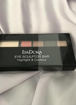 Палітра тіней для повік isadora 26 peach sculpt