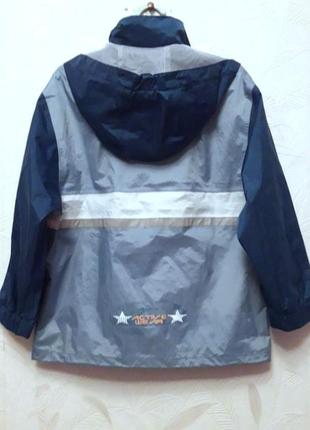 Куртка, вітровка, дощовик, 7-8 років, до 128 см, pulchino by scotchlite2 фото
