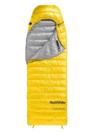 Спальник naturehike cwz400 220*85 nh19w400-z yellow