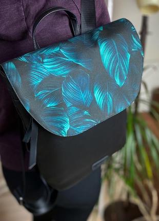 Женский универсальный стильный рюкзак повседневный экокожа