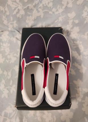 Слипоны tommy hilfiger us8.5 (38-39)4 фото