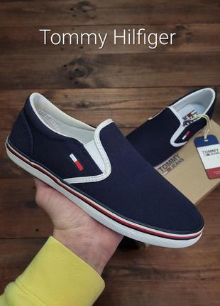 Женские слипоны кеды tommy hilfiger essential оригинал. новые. art.n en0en00782 р. 35,5-36, стелька