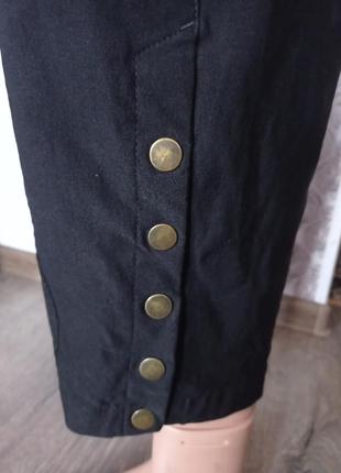 Укорочені чорні штани від бренда lau rie.6 фото