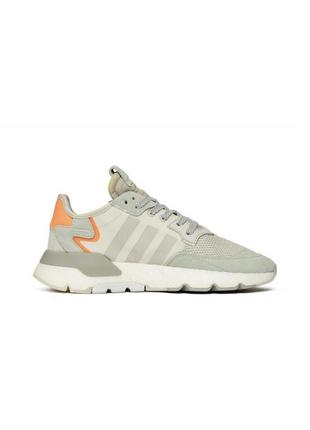 Кросівки сірі adidas nite jogger white grey 41 розмір8 фото