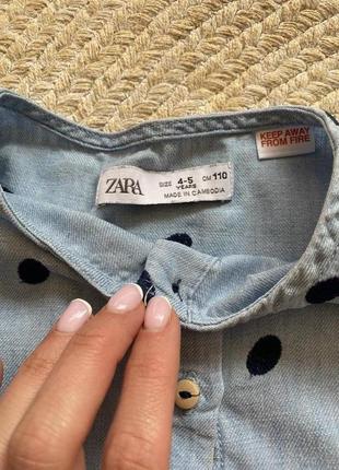 Платье zara 4-5 лет2 фото