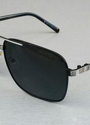 Louis vuitton окуляри чоловічі сонцезахисні поляризированые чорні2 фото