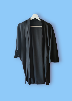 Халат кимоно, черный халат, домашний халат4 фото