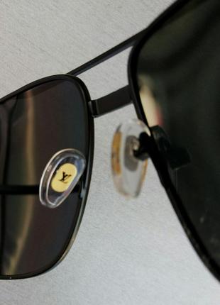 Louis vuitton окуляри чоловічі сонцезахисні поляризированые чорні7 фото