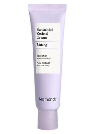 Ліфтинг-крем із ретинолом і бакучіолом mamonde bakuchiol retinol cream