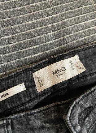 Фирменные джинсы скины серого цвета denim mango7 фото