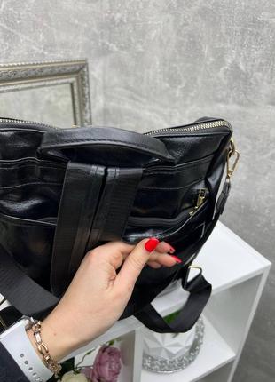 Черная - сумка-рюкзак формата а43 фото