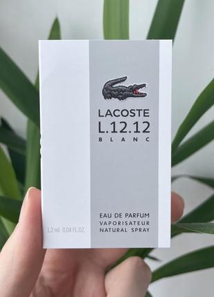 Lacoste l.12.12 blanc пробник