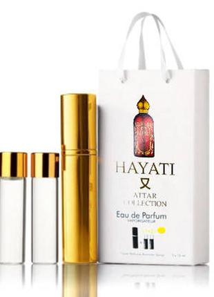 Міні-парфуми з феромонами унісекс attar collection hayati 3х15 мл