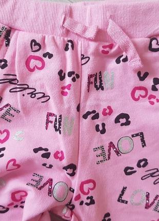 Джоггеры 92-размера pecco спортивные штаны с оборками для девочки, брюки, джоггеры с карманами2 фото