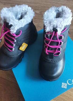 Сапоги зимние коламбия columbia unisex kids rope tow lii waterproof snow  boot2 фото