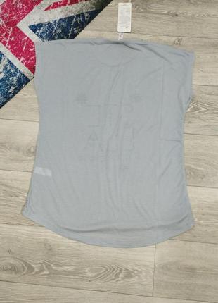 Удлиненная женская футболка кежуал котоновая футболка свободного кроя7 фото