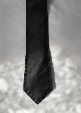 Шелковый черный очень стильный галстук g-star. унисекс3 фото