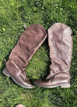 Сапоги кожаные трубы гуччи gucci