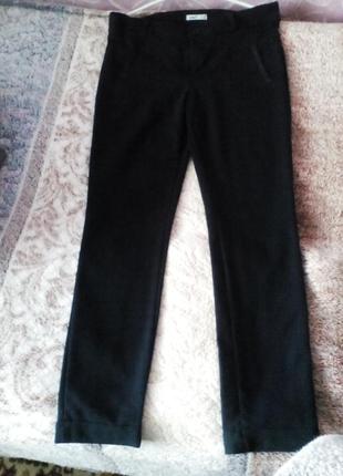 Супер брюки жіночі з стрейчової тканини з підкотом завужені