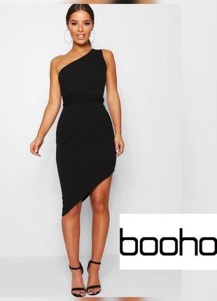 Шикарное асимметричное платье от boohoo, р. s/xs