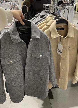 Куртка рубашка zara