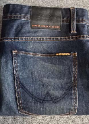 Джинсы superdry super dry 34/32 ( новое )