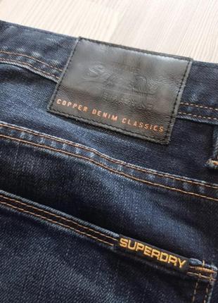 Джинсы superdry super dry 34/32 ( новое )5 фото