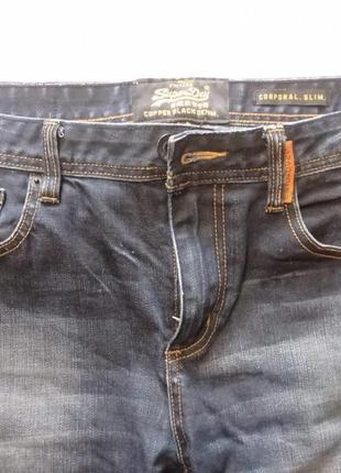 Джинсы superdry super dry 34/32 ( новое )9 фото