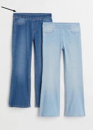 Мега стильные клеш джеггинсы джинсы для девочки superstretch flare fit h&amp;m сша2 фото