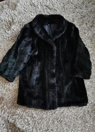 Шуба из искусственного меха