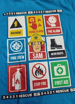 Піжама літня футболка + шорти disney 86/92 пожежник сем5 фото