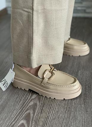 Детские туфли zara/лоферы зара/детски туфлы