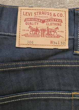 Джинсы levis 506 34/32 ( новое )2 фото