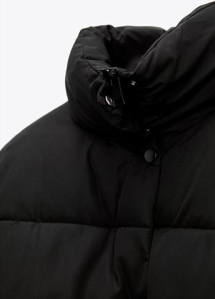 Коротка жіноча стьобана куртка курточка, короткая женская стёганая куртка, s m, zara3 фото