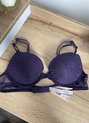 Новий бюстгалтер victoria's secret sexy tee lace push-up bra3 фото