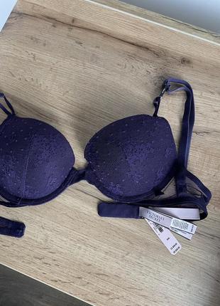 Новий бюстгалтер victoria's secret sexy tee lace push-up bra5 фото