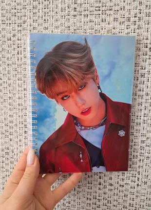 Скетчбук на пружине хан джи сон han stray kids 3361