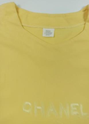 Винтажная футболка chanel paris bootleg cotton t-shirt3 фото