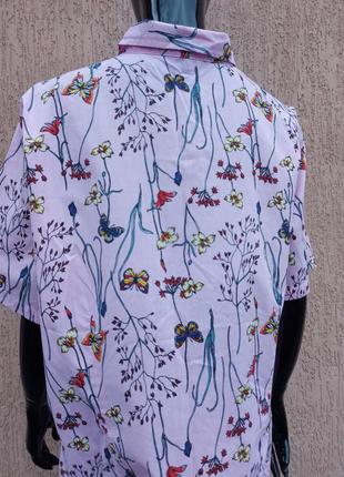 Бавовняна коттонова блуза сорочка батал5 фото