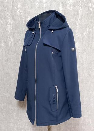 Куртка-ветровка,парка-плащ,демісезонна dkny оригінал донна каран синя.