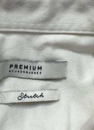 Сорочка jack&amp;jones, premium, stretch, 98% бавовна, m-l, як нова!5 фото