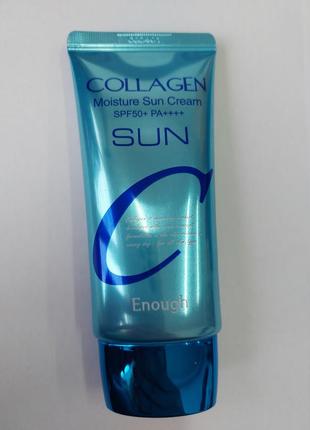 Коллагеновый солнцезащитный крем enough collagen moisture sun cream spf 50 pa 50ml4 фото