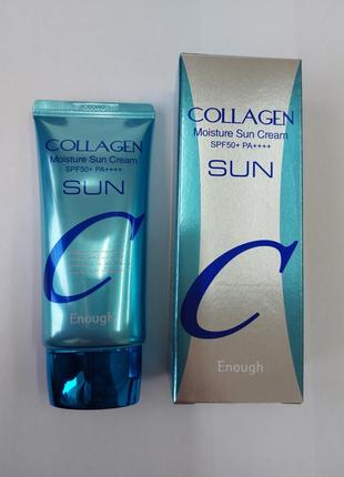 Коллагеновый солнцезащитный крем enough collagen moisture sun cream spf 50 pa 50ml3 фото