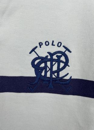 Мужская винтажная регбийка polo ralph lauren made in usa кофта толстовка7 фото