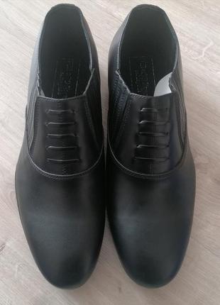 Туфли офицерские формовые черные градуальные, 28 см2 фото